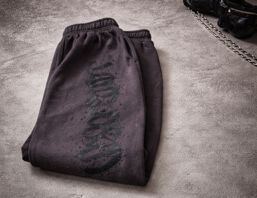 Gray Retrospect Afterimage Sweats by RetroSpect Hoodies, showing comfortable jogger-style pants with a relaxed fit and soft fabric.