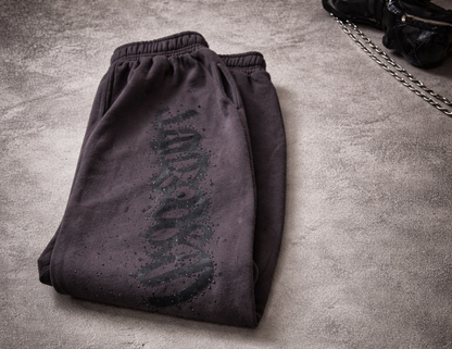 Gray Retrospect Afterimage Sweats by RetroSpect Hoodies, showing comfortable jogger-style pants with a relaxed fit and soft fabric.