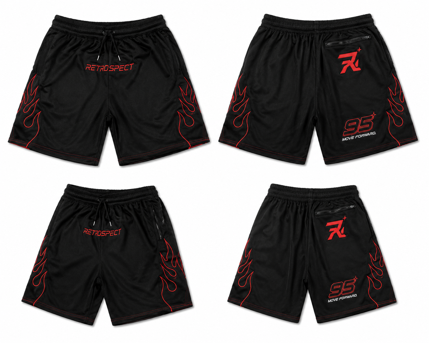 Retrospect Move Forward Gym Shorts