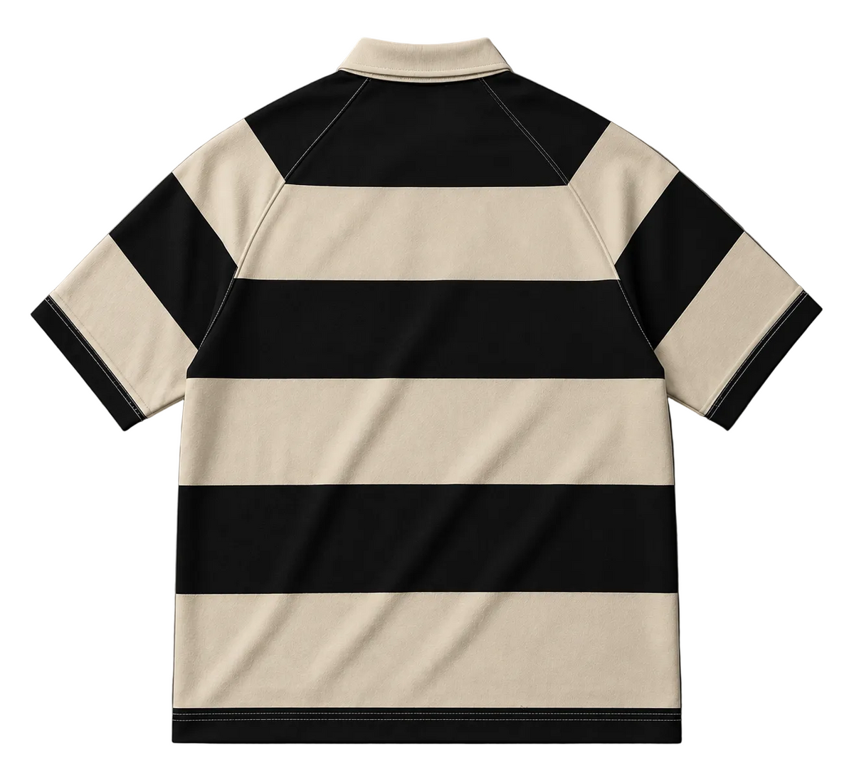 Black and Cream Retrospect Polo
