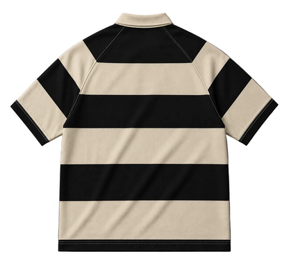 Black and Cream Retrospect Polo