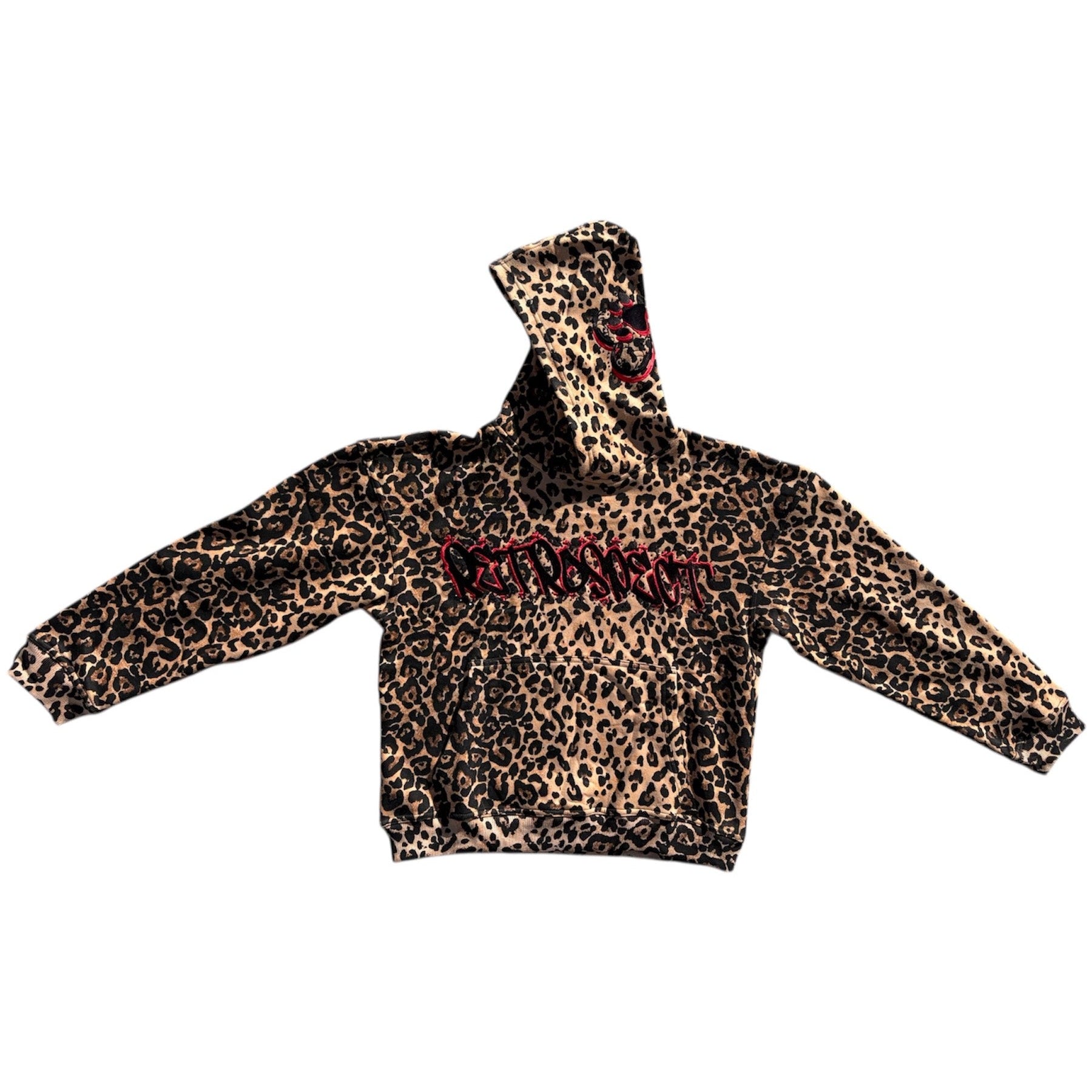 Retrospect Bejeweled Cheetah Print Hoodie