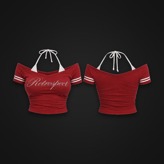 Retrospect Signature Varsity Crop Top