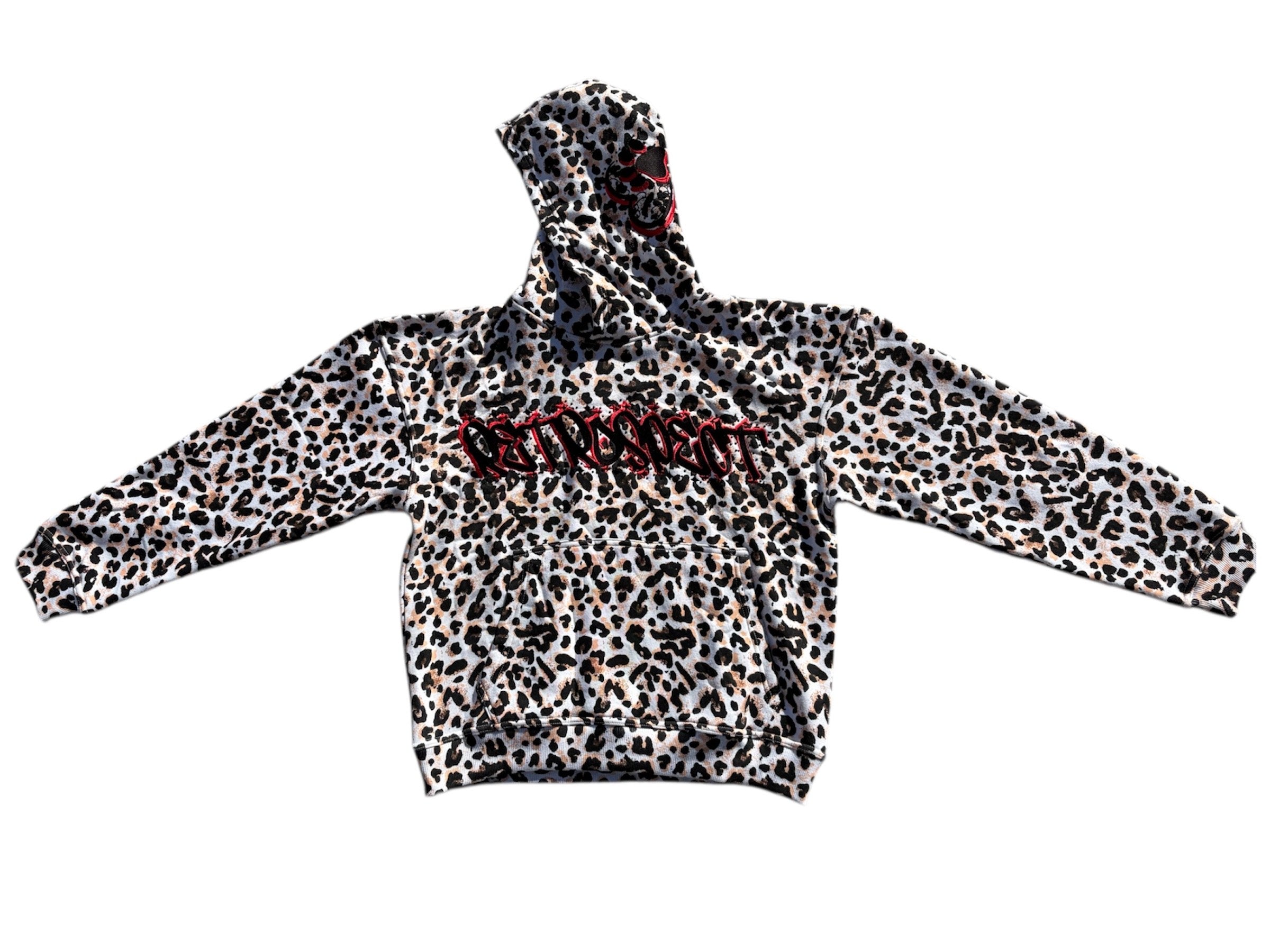 Retrospect Bejeweled Cheetah Print Hoodie
